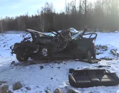 В аварии в Пестречинском районе погиб водитель легковушки