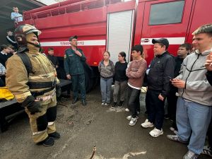 Пестречинские школьники посетили пожарную часть района
