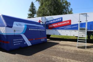 В Пестречинском районе начала работу мобильная поликлиника