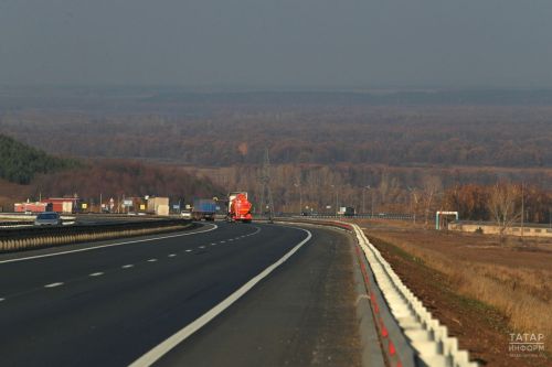 На трассе М7 в Татарстане ограничат движение из-за строительства пешеходного перехода