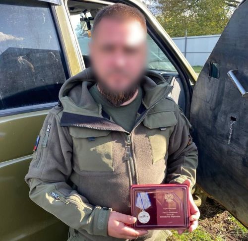 Добровольца из Пестрецов наградили медалью «За отвагу»