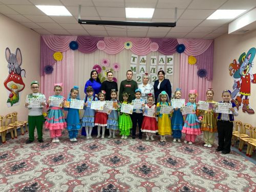 В шалинском детском саду прошел конкурс «Татар малае, татар кызчыгы»
