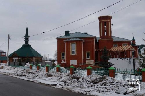 Председатель ДУМ РФ Равиль хазрат Гайнутдин посетил мечеть в селе Пестрецы
