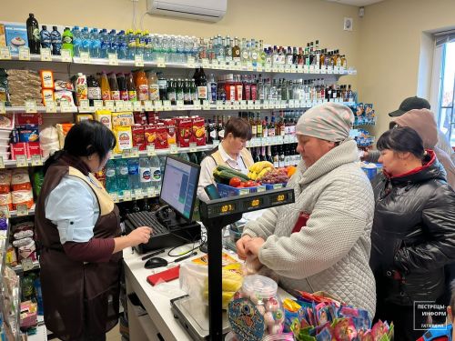В селе Арышхазда открыли новый магазин