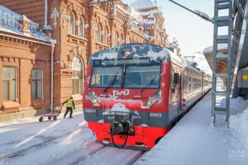 Для встречающих новогоднюю ночь в поезде татарстанцев подготовили сюрпризы
