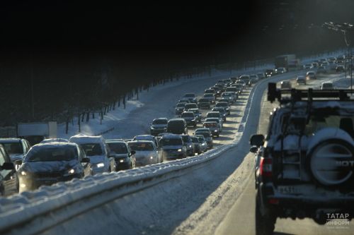 На трассе М5 из-за непогоды ограничили движение