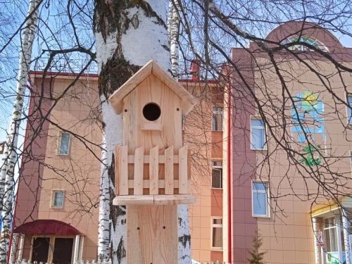 У пестречинского детского сада «Каенкай» появились новые скворечники