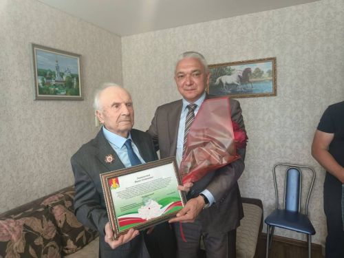 Ветерана ВОВ из Пестречинского района поздравили с днем рождения