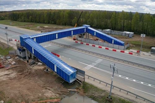 Строительство 22 пешеходных переходов на трассе М7 в РТ выполнено наполовину