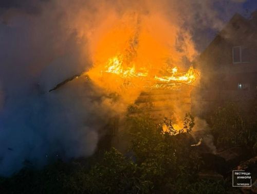В селе Старое Шигалеево сгорела баня