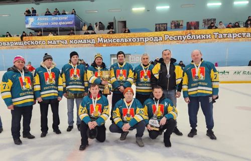 Пестречинские хоккеисты приняли участие в турнире среди ветеранов