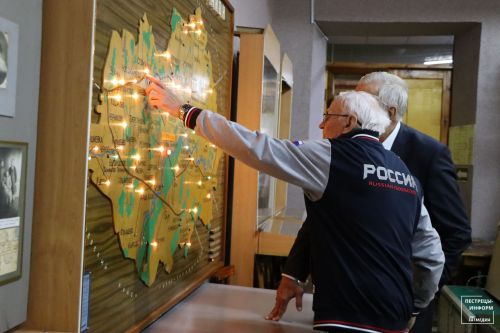 В Пестрецах представили выставку «Легенды спорта»
