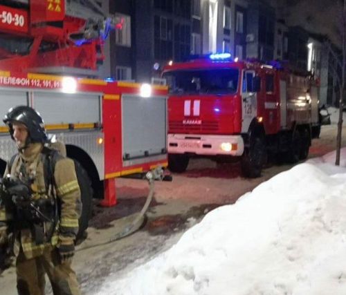 Жителя ЖК «Царево» госпитализировали после пожара