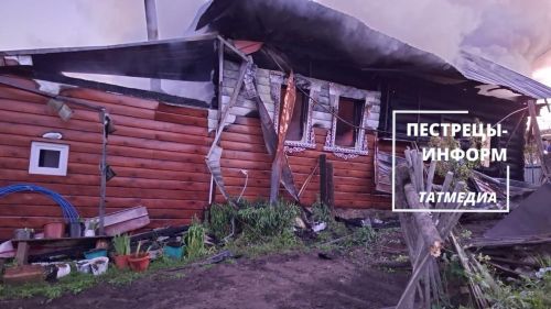 В селе Шали пожар унес две жизни