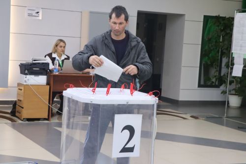 Пестречинцы активно голосуют с самого утра