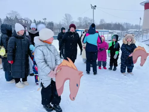 В Ленино-Кокушкино прошли «Зимние забавы»