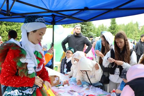 В Пестрецах при мечети прошел детский праздник