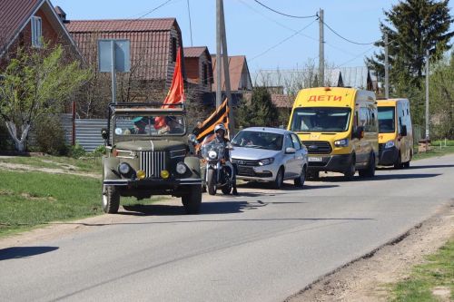 В Пестречинском районе прошел автомотопробег «По дорогам героев»