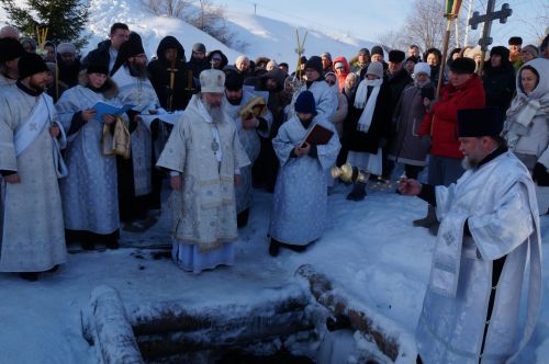 Праздник Крещения в Аркатово