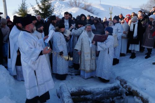 Праздник Крещения в Аркатово