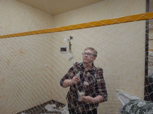 Плетение маскировочных сеток