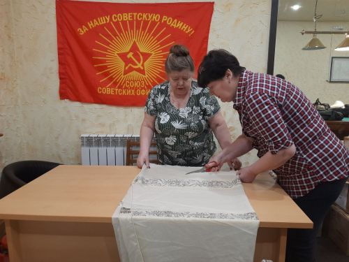 Плетение маскировочных сеток