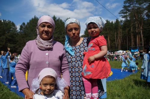 Мусульманский сабантуй  в селе Шали