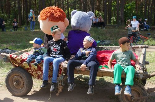Мусульманский сабантуй  в селе Шали