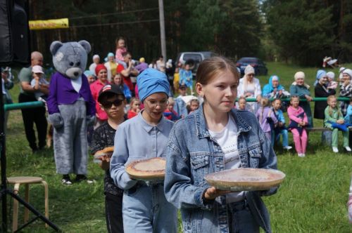 Мусульманский сабантуй  в селе Шали