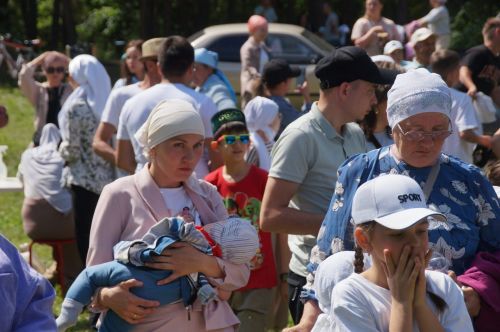 Мусульманский сабантуй  в селе Шали