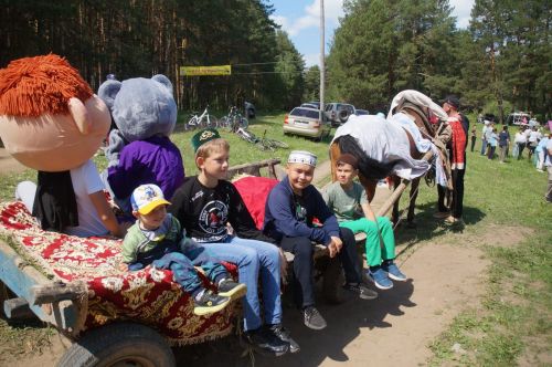 Мусульманский сабантуй  в селе Шали