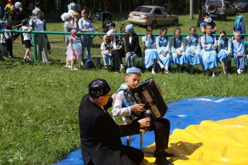 Мусульманский сабантуй  в селе Шали