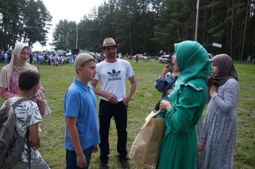 Мусульманский сабантуй  в селе Шали