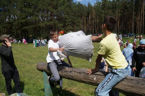 Мусульманский сабантуй  в селе Шали