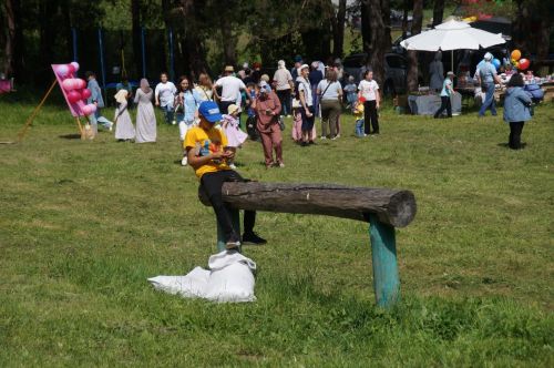 Мусульманский сабантуй  в селе Шали