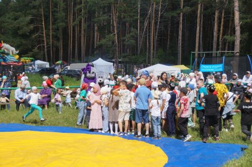 Мусульманский сабантуй  в селе Шали
