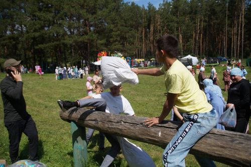 Мусульманский сабантуй  в селе Шали