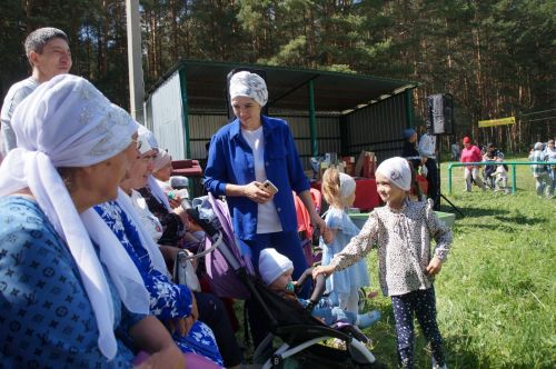 Мусульманский сабантуй  в селе Шали