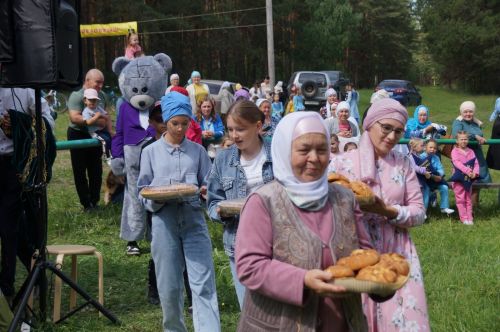 Мусульманский сабантуй  в селе Шали