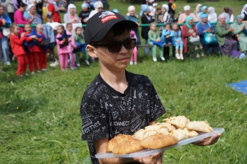 Мусульманский сабантуй  в селе Шали