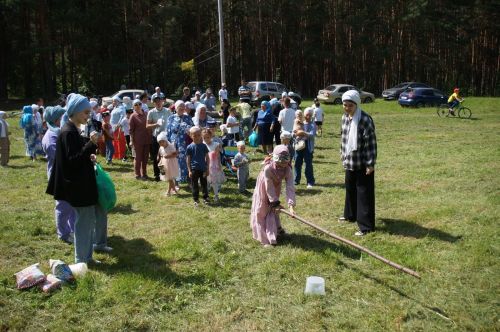 Мусульманский сабантуй  в селе Шали