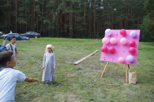 Мусульманский сабантуй  в селе Шали