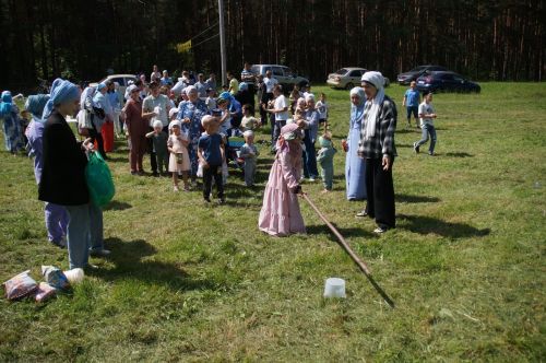 Мусульманский сабантуй  в селе Шали