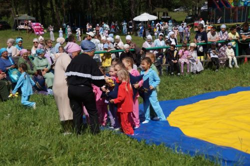 Мусульманский сабантуй  в селе Шали