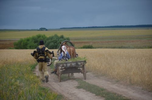 В Пестречинском районе, у села Чита, проходят съемки нескольких эпизодов полнометражного фильма «В мае сорок четвертого»