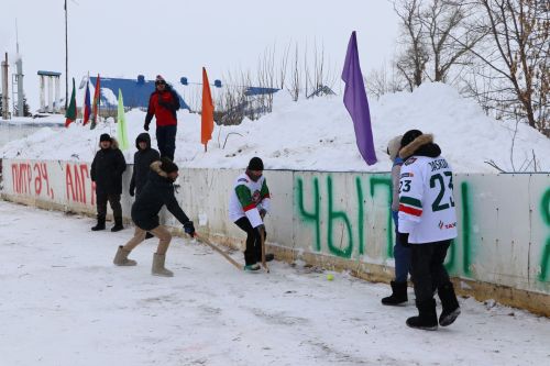 Хоккей в валенках