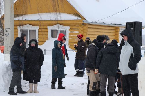 Хоккей в валенках