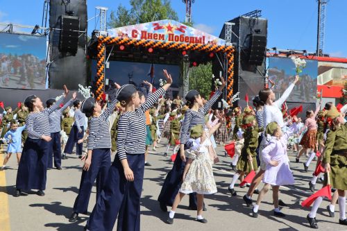 Празднование Дня Победы в Пестрецах