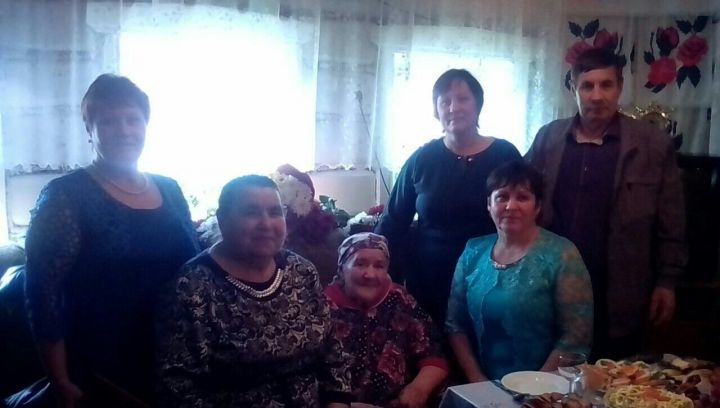 Жительница деревни Янцевары Александра Чукурова отпраздновала 90-летний юбилей!