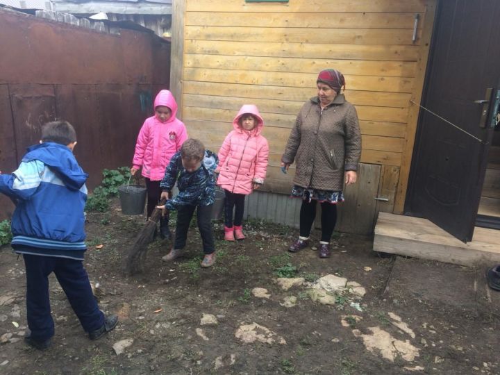 В селе Кряш-Серда Пестречинского района возобновилась тимуровская работа
